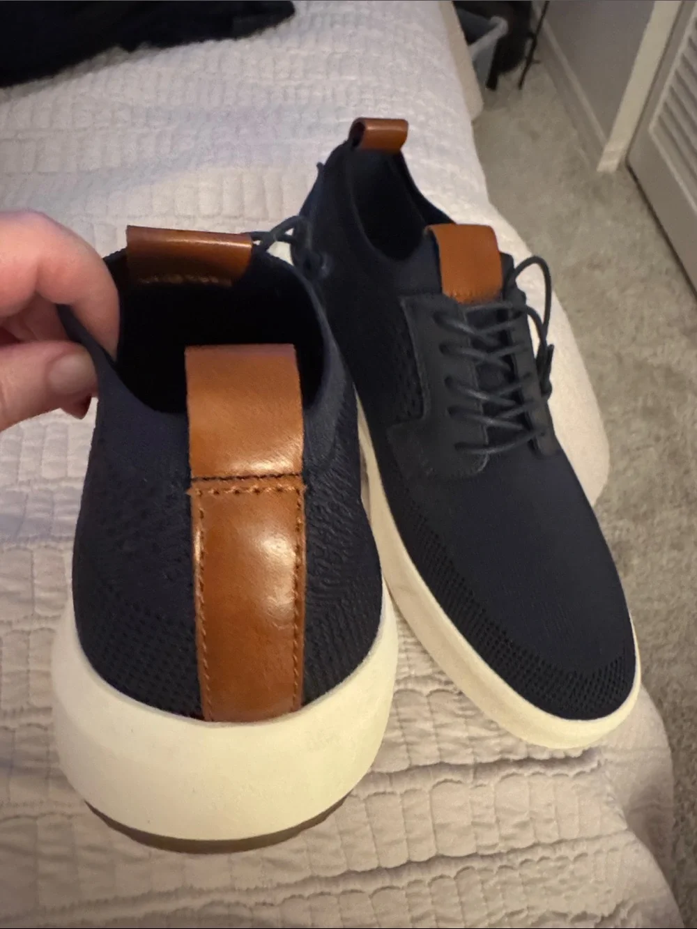 Nordstrom Rack Micah Knit Hybrid Sneaker In Navy Blazer Size 8 NWOB